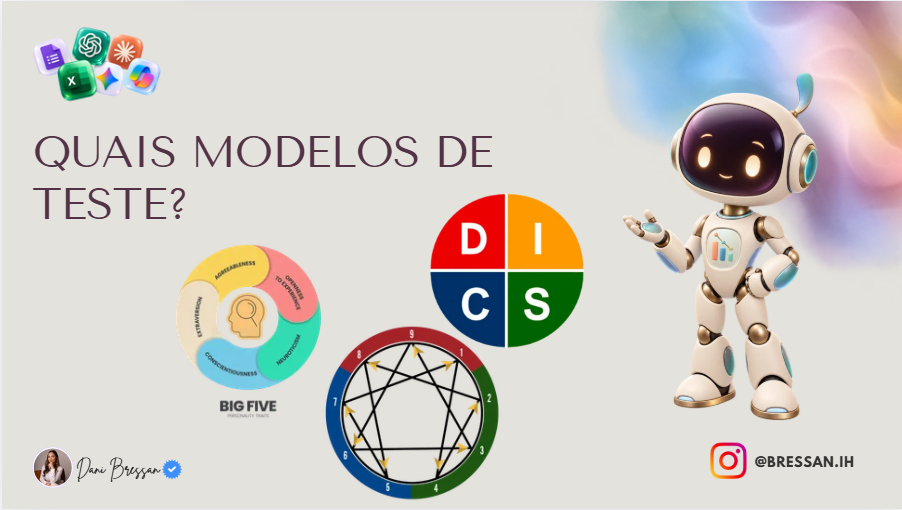 Conteúdo do curso sobre os modelos DISC, Eneagrama e Big Five